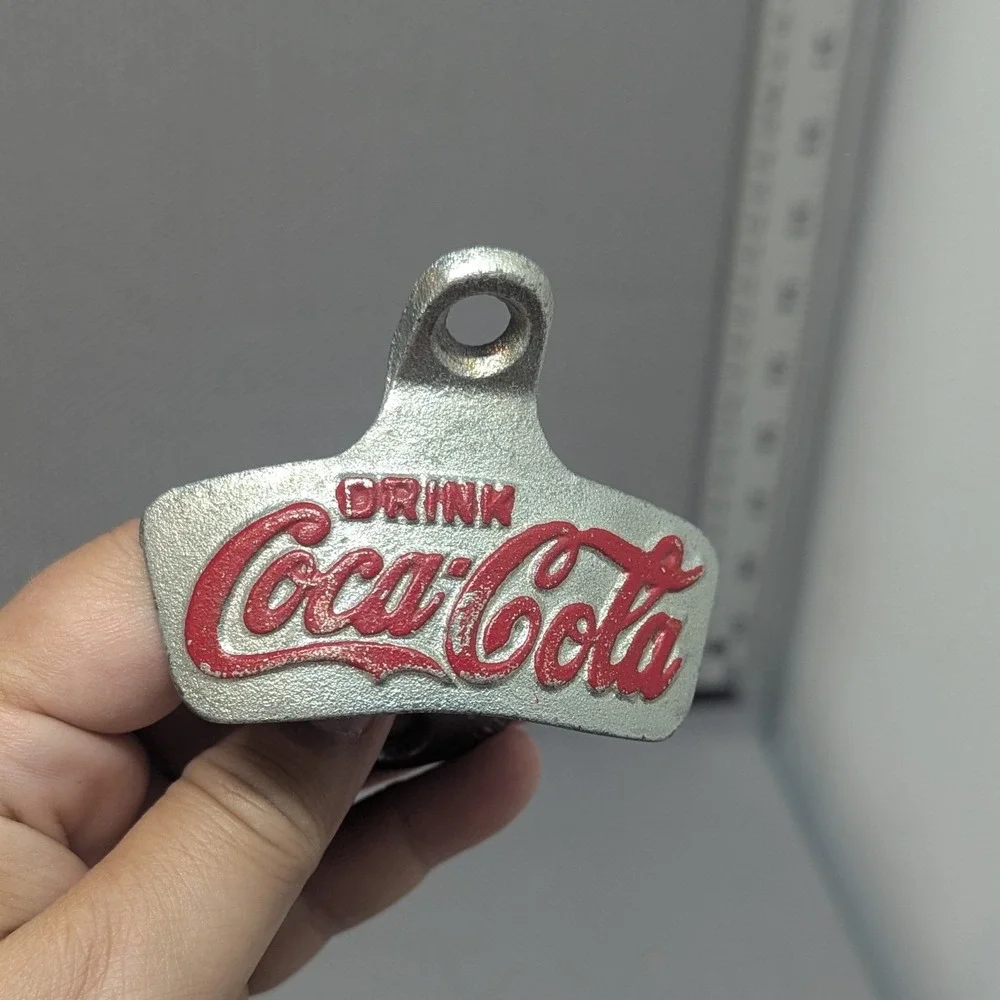 VTG Coca-Cola Starr X Wall Mount Metal Bottle Opener Germany 2333088 Collectible